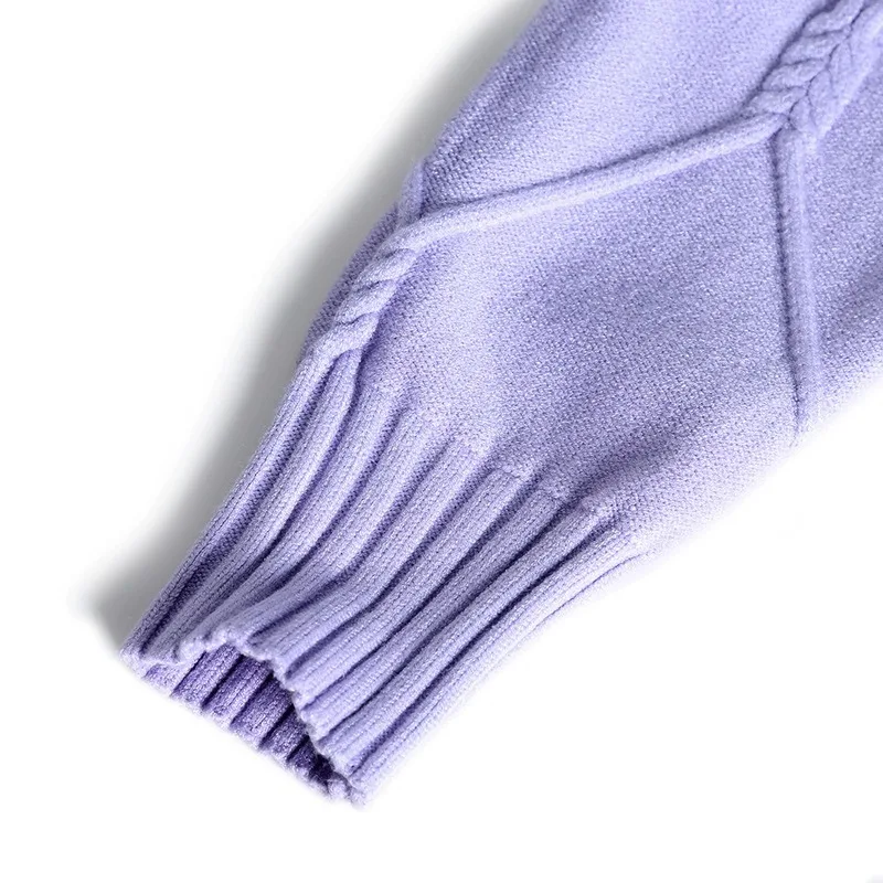 

2020 Korean version of the autumn and winter new thick pile pile collar loose large size long sleeve pullover turtleneck sweater