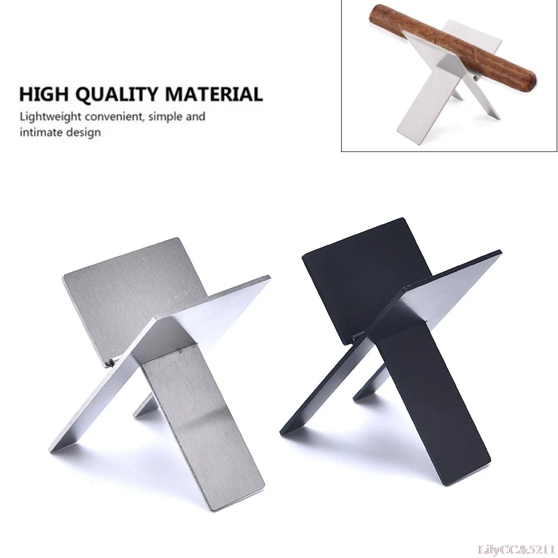 1 шт. Нержавеющая сталь металлический мундштук для сигар Портативный