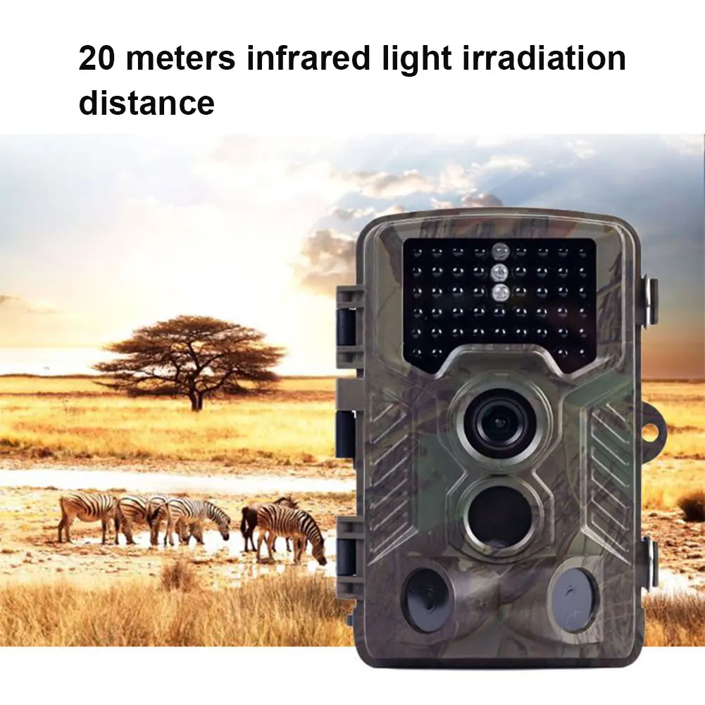 

H882 Hunting Game l Camera HD 1080P 82ft 120° Wide Angle Waterproof Digital 12MP IR Night Vision Wildlife Trail Cameras