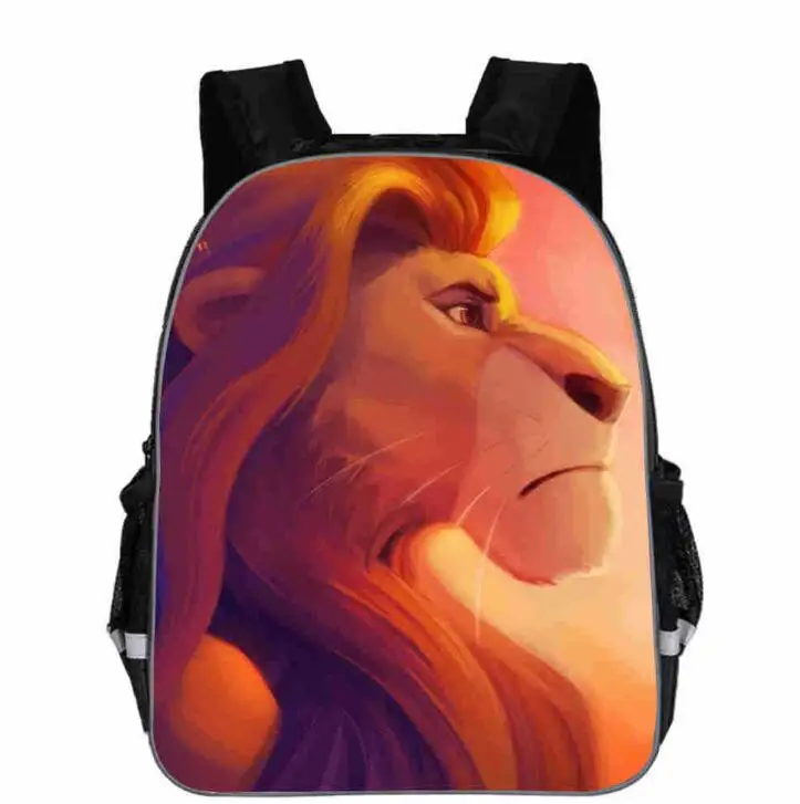 Рюкзак Simba для мальчиков и девочек школьные портфели с мультяшным принтом короля