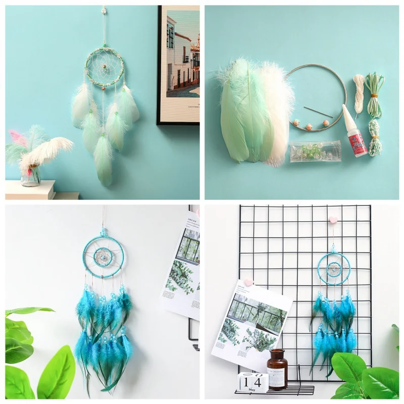 Творческий Ловец снов полые ветряные колокольчики настенный подвесной Декор