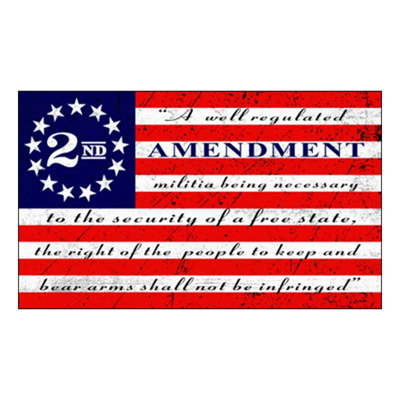 

3Jflag 3X5Fts 90X150cm 2nd Second Amendment 1791 Vintage American Flag