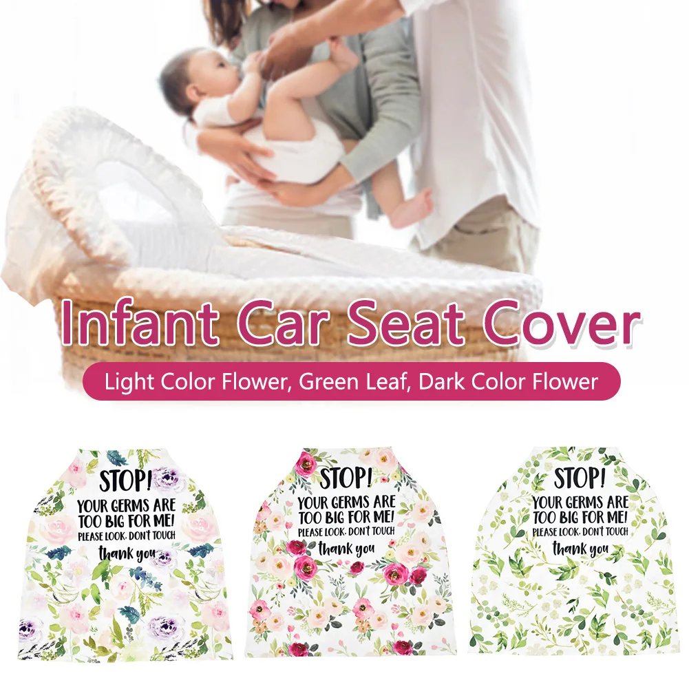 

Boys Girls For Babies Infant Car Seat Cover Multipurpose Breastfeeding Soft Breathable Nursing Shower Gift Stroller Stretchy