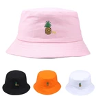 Панама Складная унисекс, модная пляжная шляпа с вышивкой, головной убор для улицы, рыбака, уличная Кепка для мужчин и женщин