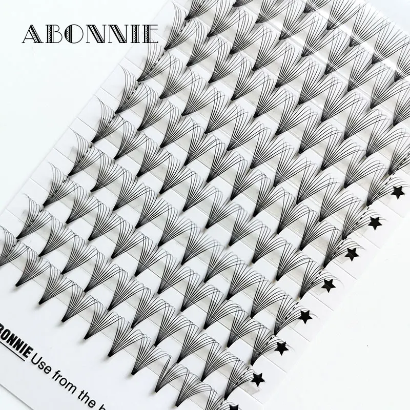 Накладные ресницы Abonnie 10D кулеры для объема русский объем искусственная норка |