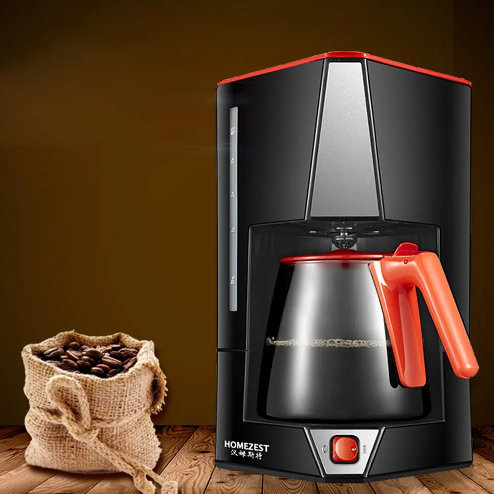 

1.5L Portable Coffee Maker Tea Room Fully Automatic Drip Coffee Machine Household American Coffee Machine