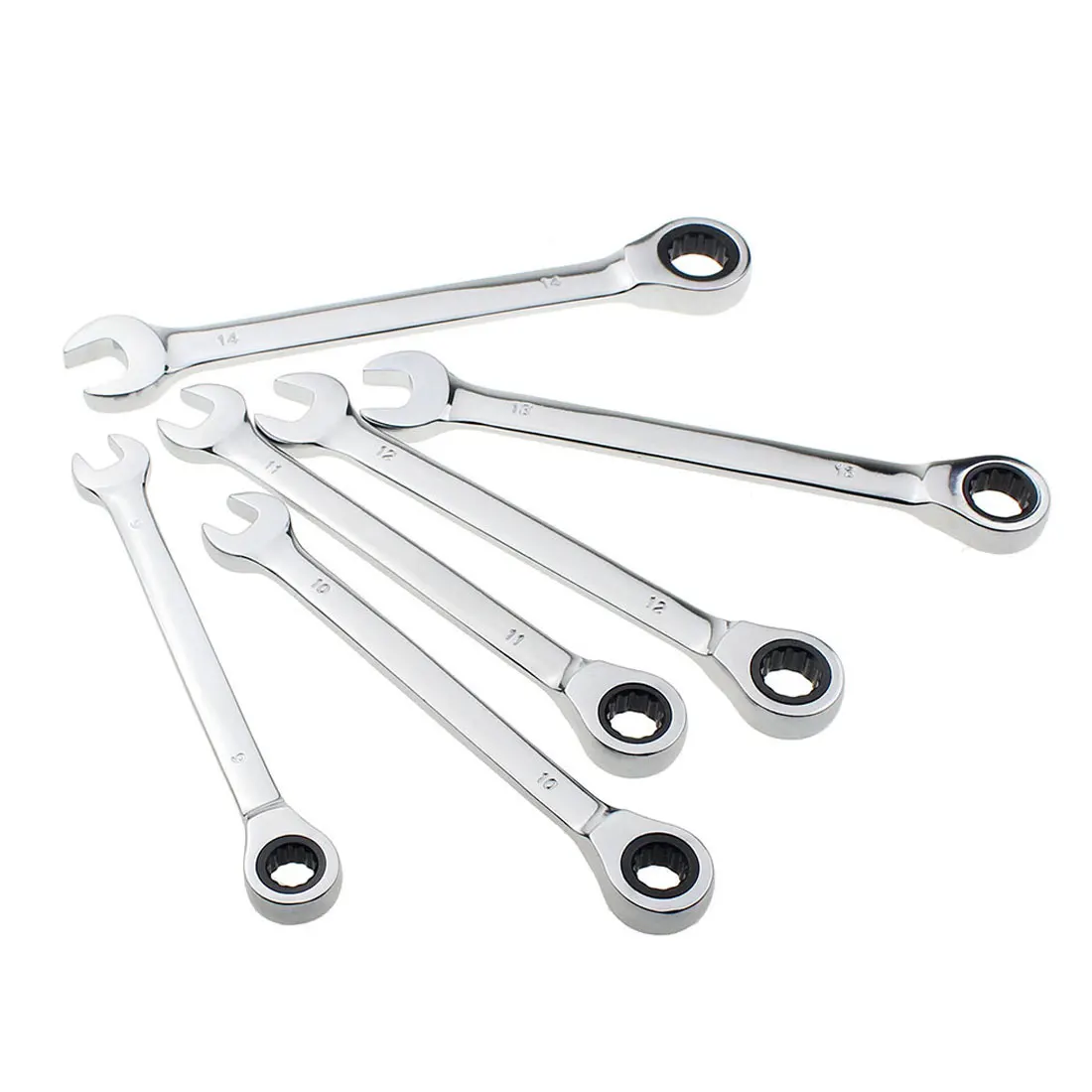 

Key Ratchet Wrench Set 72 Tooth Ring Torque Socket Wrench Set Metric Combination Ratchet Wrench Set Car Repair 12 Set Toolbox