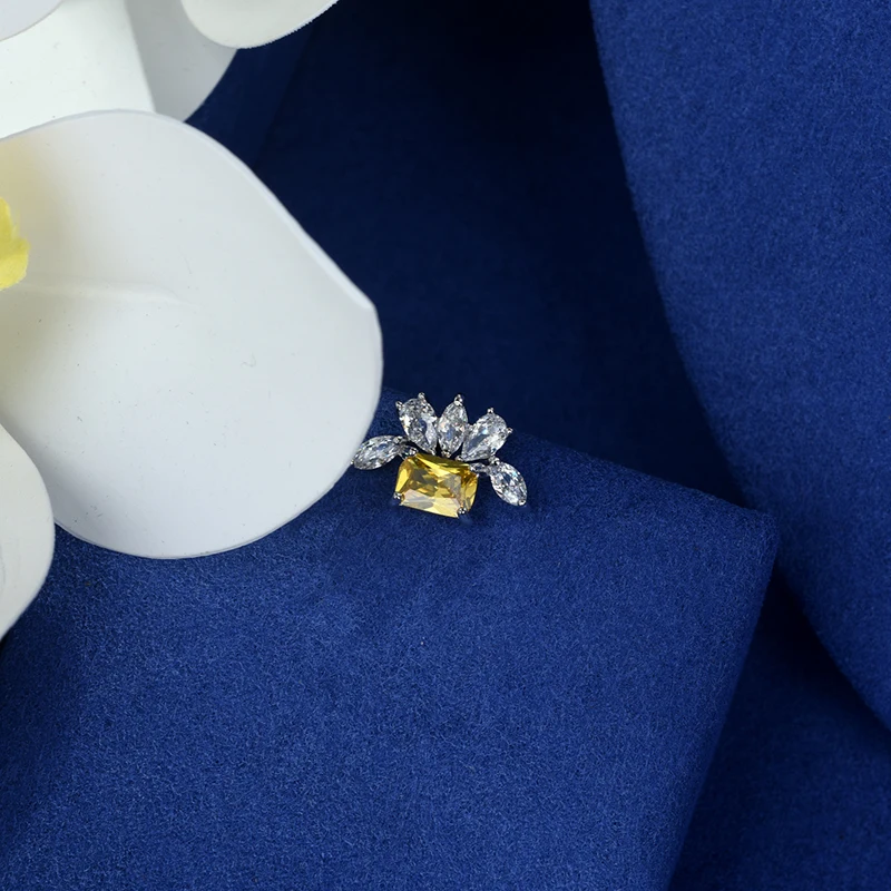 Женский комплект из колье и серёг с фианитом | Украшения аксессуары