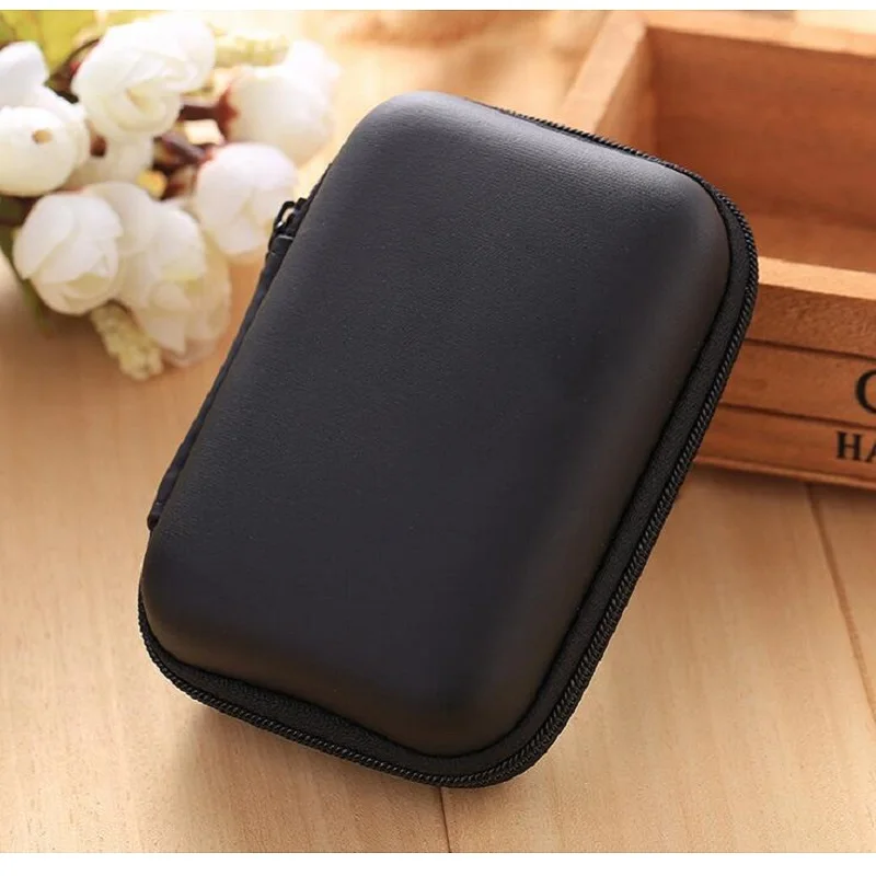 1 шт. прямоугольные водонепроницаемые наушники кабель для хранения данных