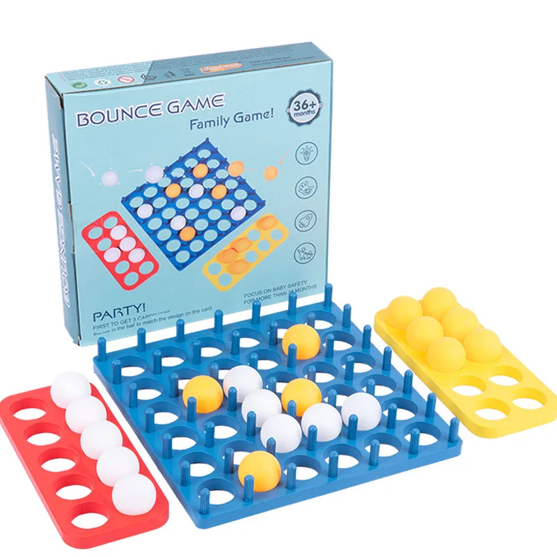 

Bounce Off Game Jumping Ball Board Games Kids Activate Ball Game Family and Party Desktop Bouncing Toy Bounce Gift