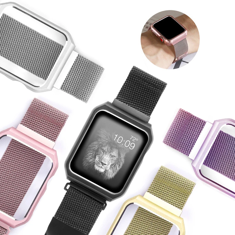 Ремешок для часов Apple Watch браслет из нержавеющей стали 44 мм 40 correa iwatch 42 38 5 4 3 |