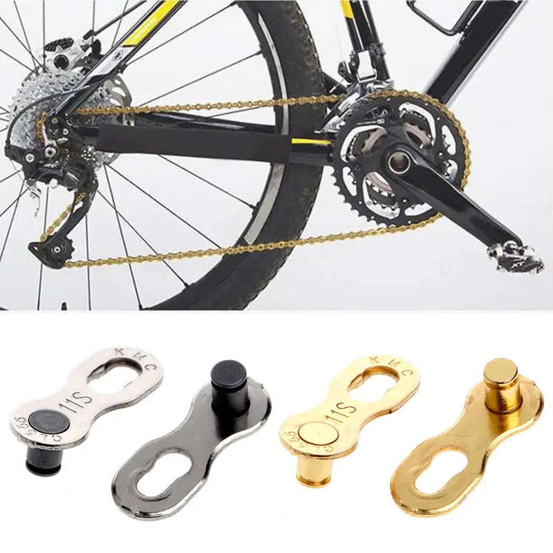 

1Pair/2Pcs Portable Bicycle Chain Master Link Joint Connector 11S Speed Quick Clip