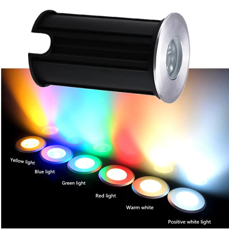 Прожектор светильник 12v открытый s сад цветной Точечный мини светодиодный