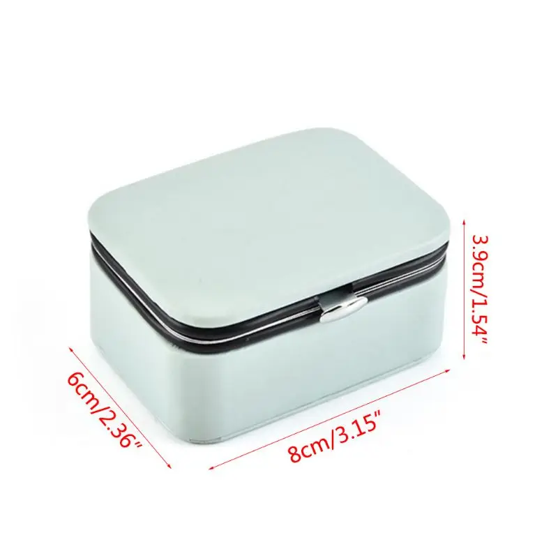 Модная женская портативная мини-шкатулка для ювелирных изделий шкатулка