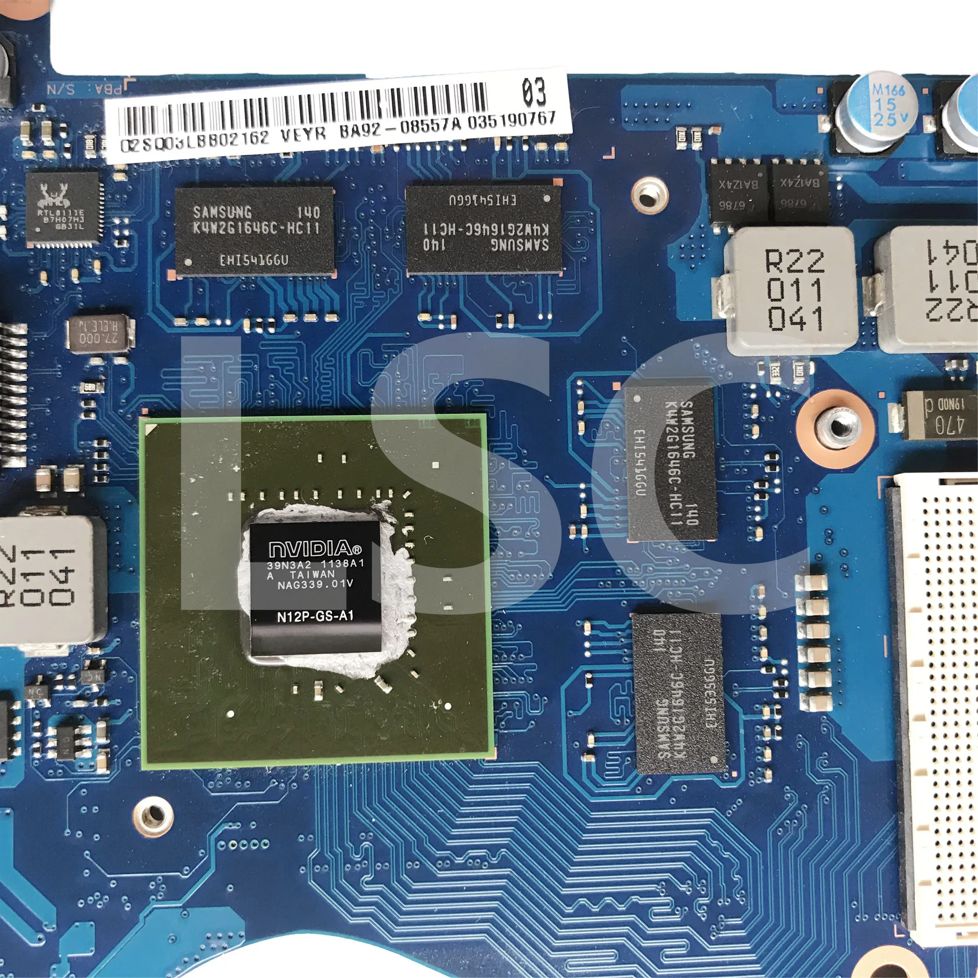 Материнская плата LSC для ноутбука Samsung RC530 материнская BA92-08557A GT 540M 2 Гб HM65 DDR3 |