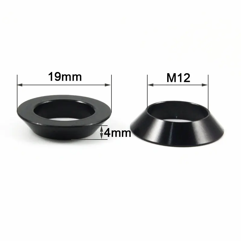 Велосипедная Thru шайба для оси M12x4mm s M12 коническая ступицы трубчатые шашлыки шайбы