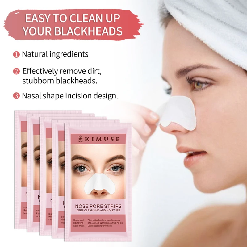 

10pcs Type Mask Nose Paste Blackhead Acne Removal Pore Black Head Cleaner Strong Sticker Comedone Extractor Skin Care Tools