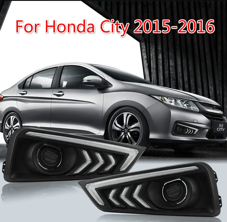 1 комплект дневных ходовых огней дневного света 12 В ABS противотуманных фар крышка