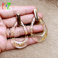 f j4z new womens statement earrings fashion platinum in acrylic waterdrop earrings evening dress accessories jewelry dropship