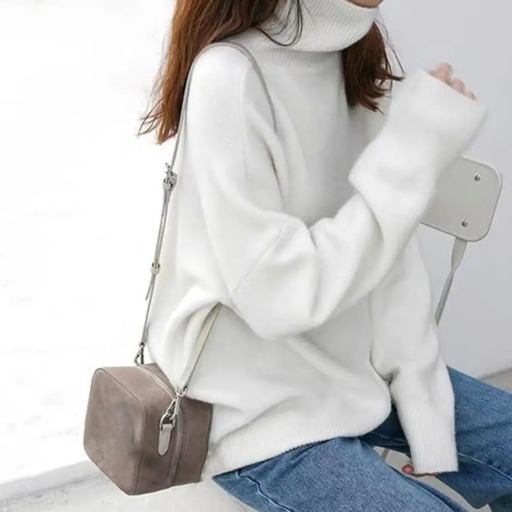 

Beautiful Long Sleeve Loose Pullover Sweater Winter Sweater Skin-Touch Stretchy