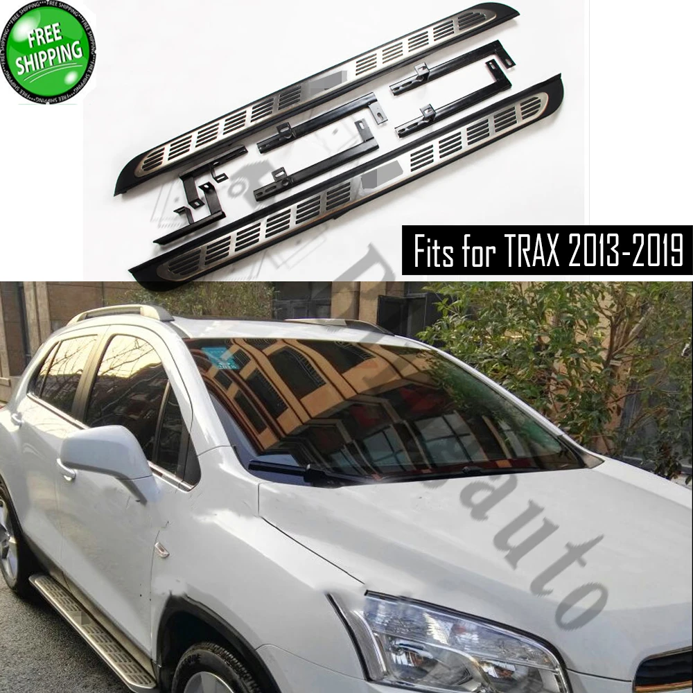 Подходит для C hevrolet TRAX 2013 2019 2 шт. Левая Правая Беговая доска боковые шаги nerf бар