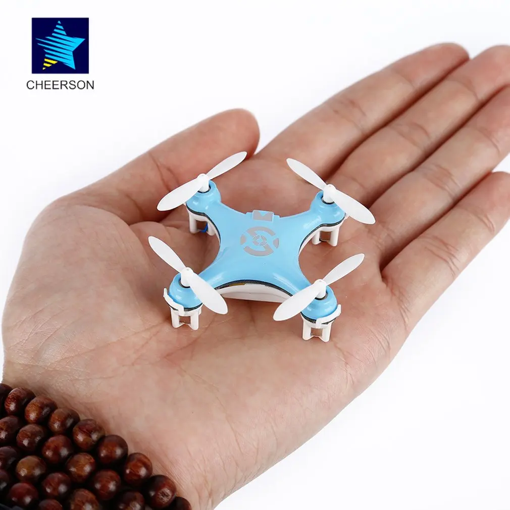Cheerson CX-10 CX10 2,4G дистанционное управление Управление игрушки 4CH 6 оси Квадрокоптер с дистанционным управлением Мини RC вертолета радио Управление самолет RTF Дрон синий