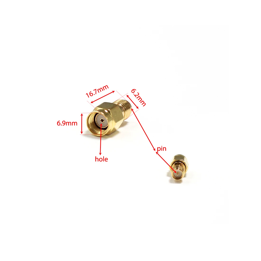 1 шт. адаптер для модема с золотым покрытием|plugs wholesale|plug maleplug male female |