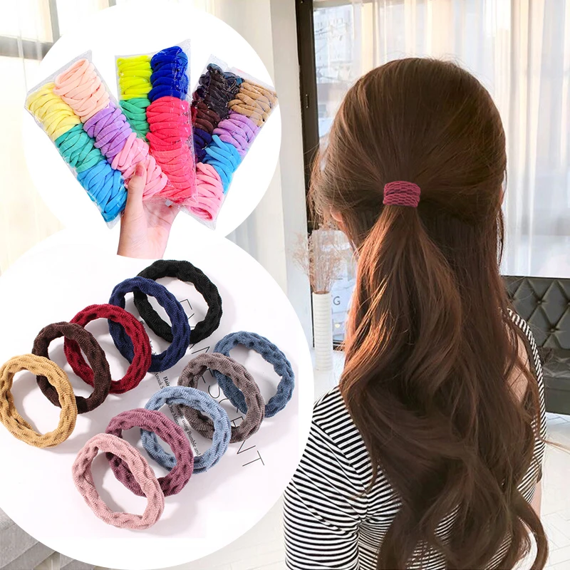 

Colorful Elastic Hair Band for WomenHair Accessories Rubber Bands Rope Ties Ring Gum Scrunchie Girl Ponytail Holder Hairbands