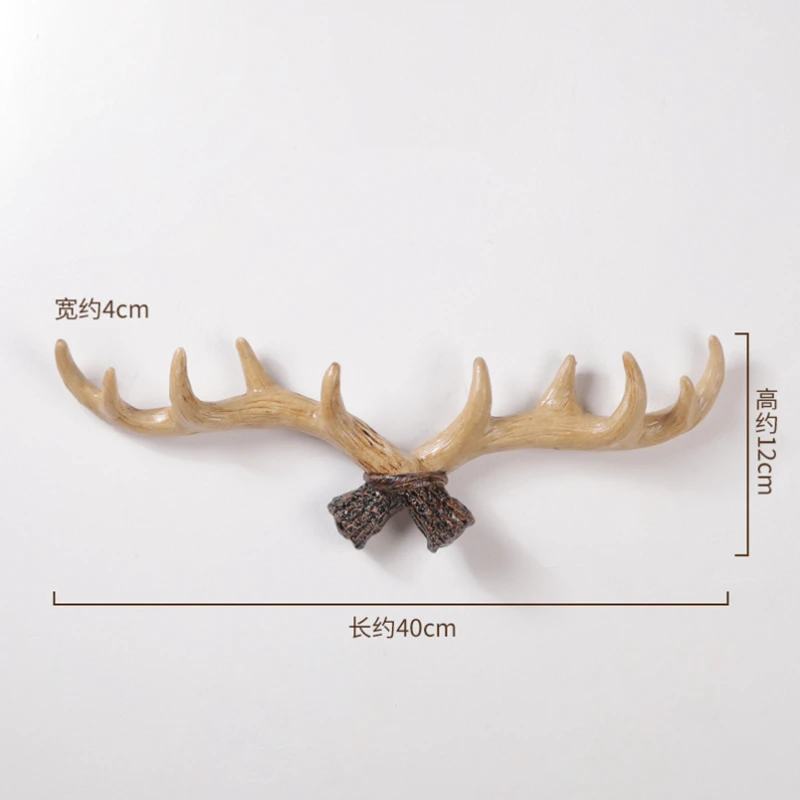 

Creative Antler Hook Wall Mounted Personality Nordic Animal Coat Rack Key Holder Wall Hanger Home Hanging Hook Home Decoration