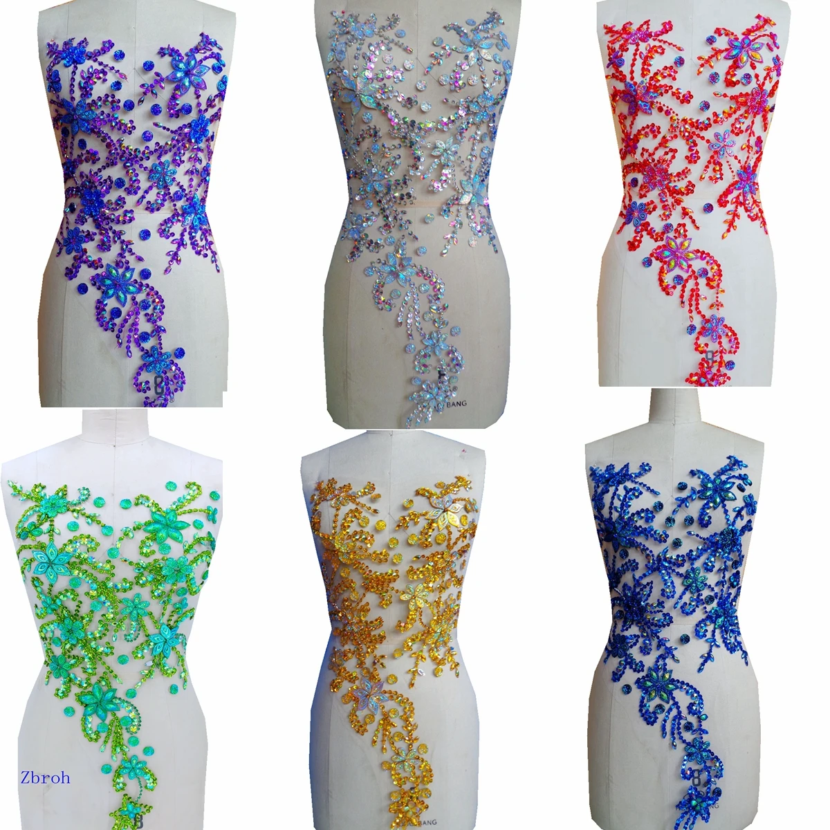 A5 прозрачные цветные Кристаллы ручной работы AB нашивка стразы аппликация камни