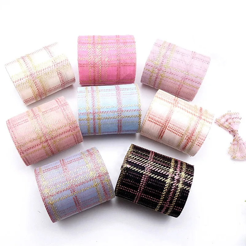 Блестящая золотая решетка Тюль Блестки Ткань Сделай Сам детский шоу свадебное