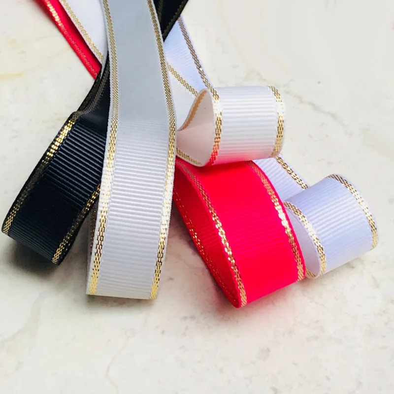 Лента тканевая Золотая корсажная лента для кромки мм 6 9 16 25 38 изготовления