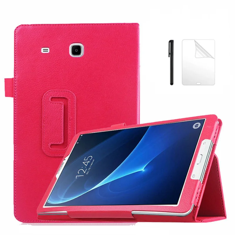 

Чехол-подставка для Samsung Galaxy Tab 3 lite, 7, T110, T111, Tab E lite, 7, T113, пленка, ручка, искусственная кожа