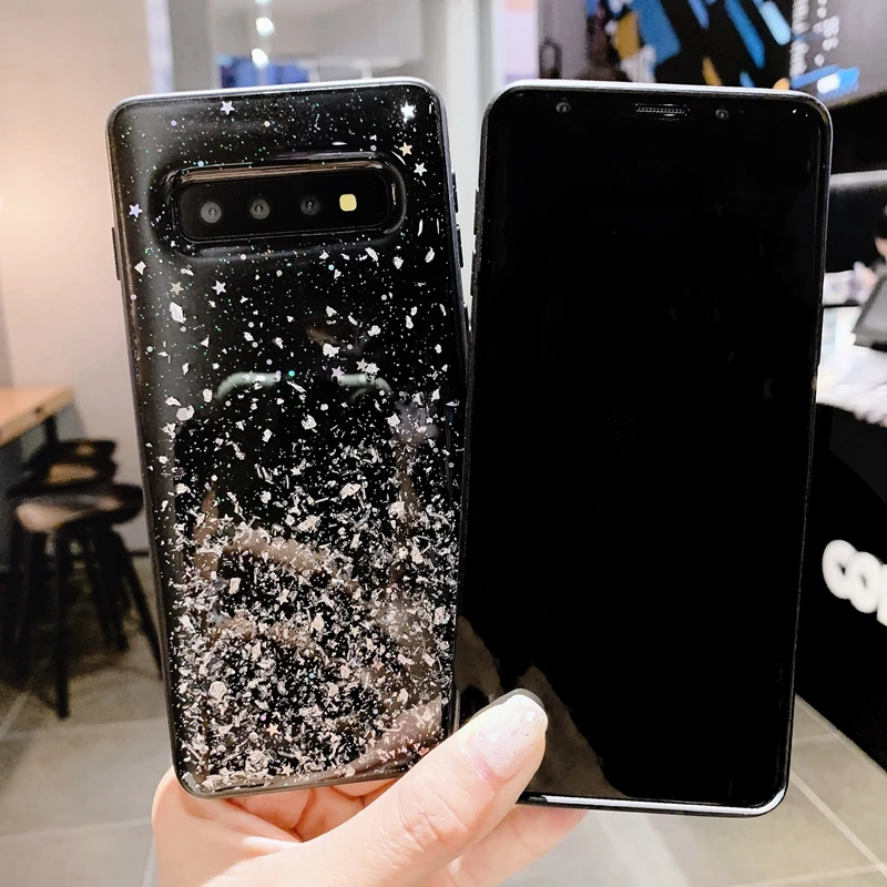 Мягкий Черный силиконовый чехол из ТПУ для Samsung Galaxy S7 Edge S8 S9 S10 Plus S10e | Мобильные