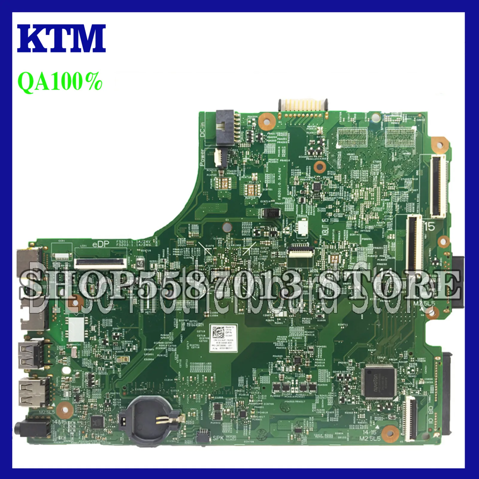 

KEFU 13283-1 For dell 3441 3541 Laptop Motherboard Dell Cedar MB 13283-1 Motherboard DDR3L Test Motherboard