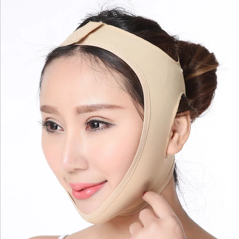 

Delicate Facial Thin Face Mask Slimming Bandage Skin Care Belt Shape And Lift Reduce Double Chin Face Mask Face Thining Band