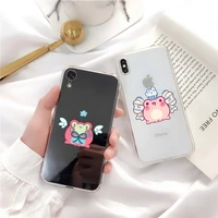 mint green funny the frog cute cartoon phone case for iphone 13 11 12 pro xs max 8 7 6 6s plus x 5s se 2020 xr case