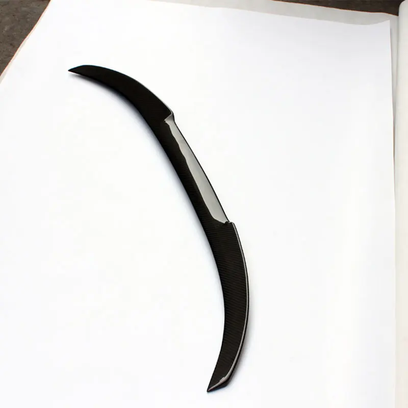 Углеродного волокна V стиль задний спойлер заднего багажника крыла для BMW F80 F30 M3 4D