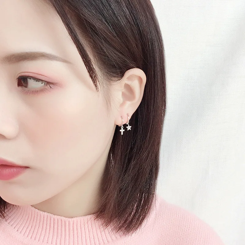 Простые Модные серьги Utimtree женские в виде сердца ювелирные изделия | Украшения и