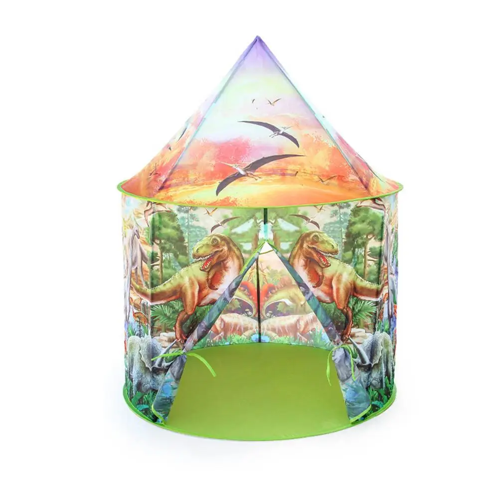 

Dinosaur Foldable Kids Play Tent House For Children Tent Baby Toys Playhouse For Boys Party Tent Brithday Gift