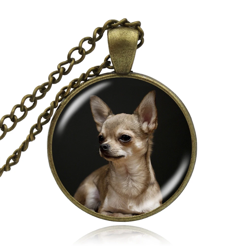 KARAIRIS 25 мм кабошон кулон ожерелье Собака Животное фото Мода Дружба Искусство