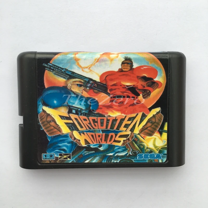 Забыли миров ЕС/японский оболочка для 16 бит карточная игра Genesis Системы Sega игры Mega
