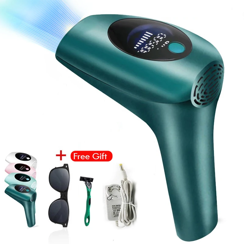 

900000 flash professional permanent IPL Laser Epilator LCD laser hair removal Photoepilator women painless hair remover machine