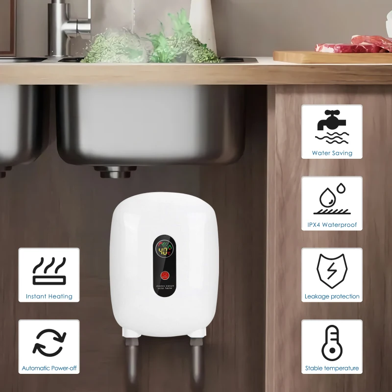 3500 Вт мгновенный Электрический мини-водонагреватель без резервуара Мгновенный