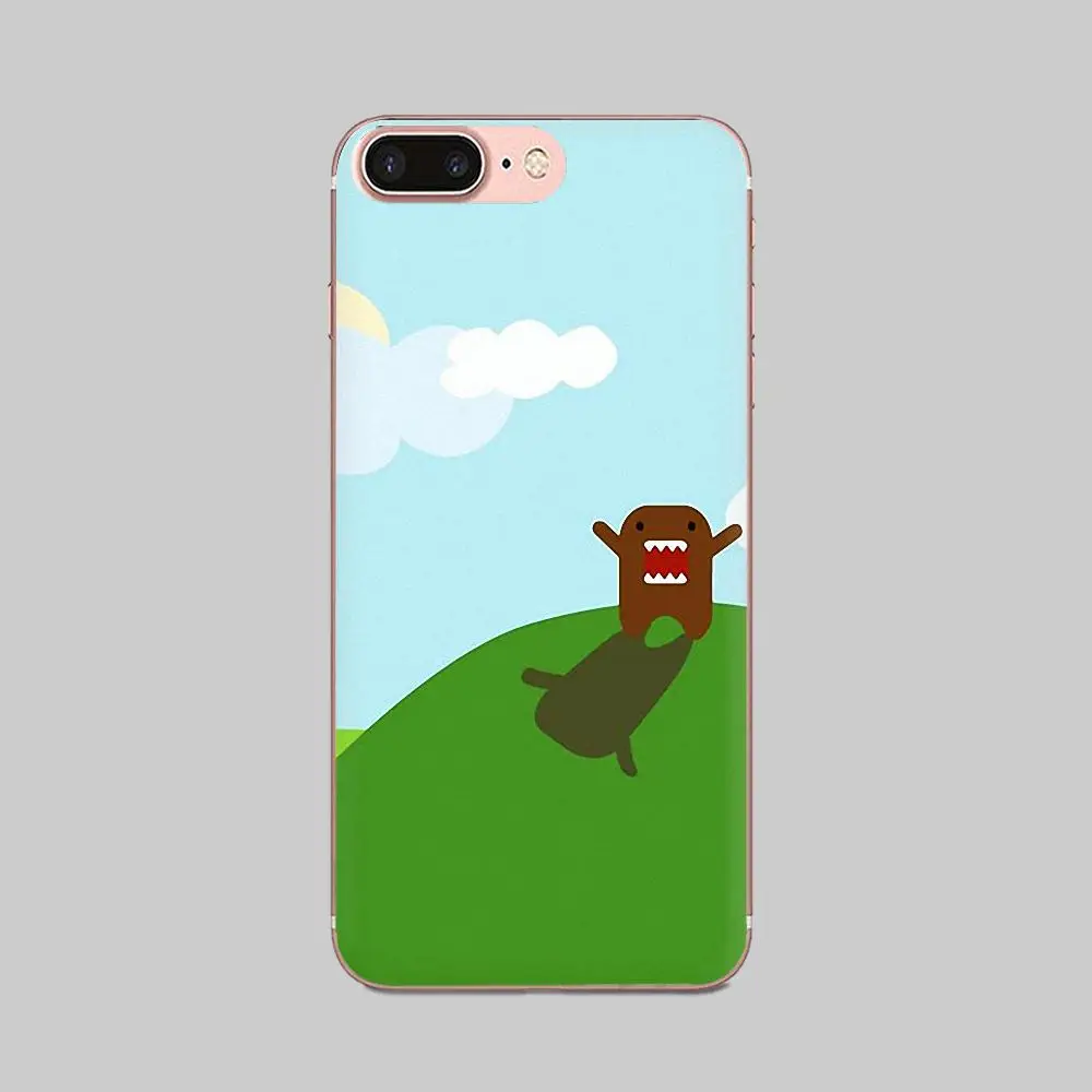 Простой Domo Kun Мягкий ТПУ чехол для Apple iPhone 4 4S 5 5C 5S SE 6 6S 7 8 11 Plus Pro X XS Max