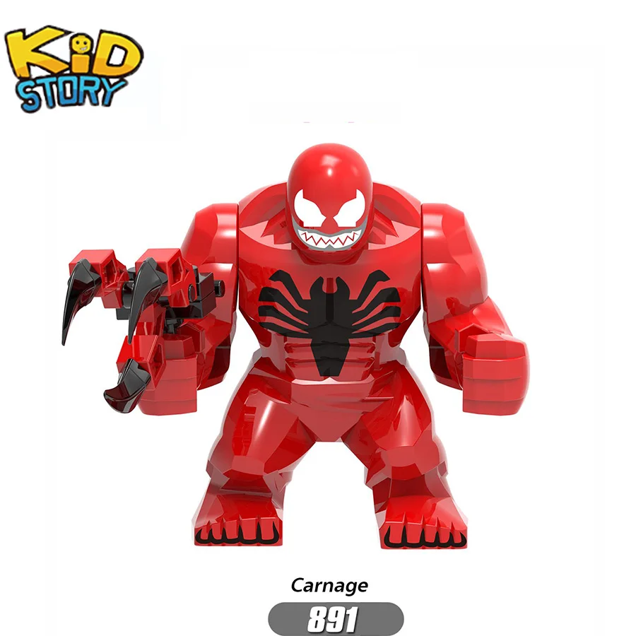 Большой размер строительный блок Мстители супер герой танос Халк Железный