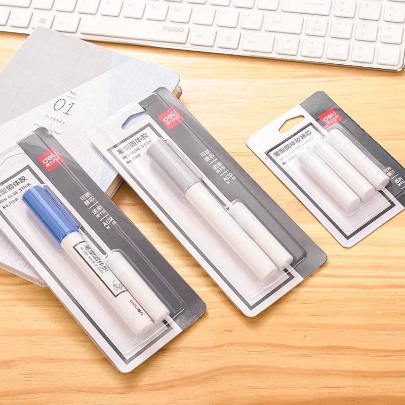 Клей-карандаш Deli для творчества и офиса однотонный клей-карандаш школьников