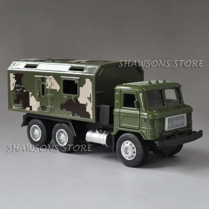 1:43 Масштаб литой военная модель игрушка советский GAZ 66 грузовых автомобилей
