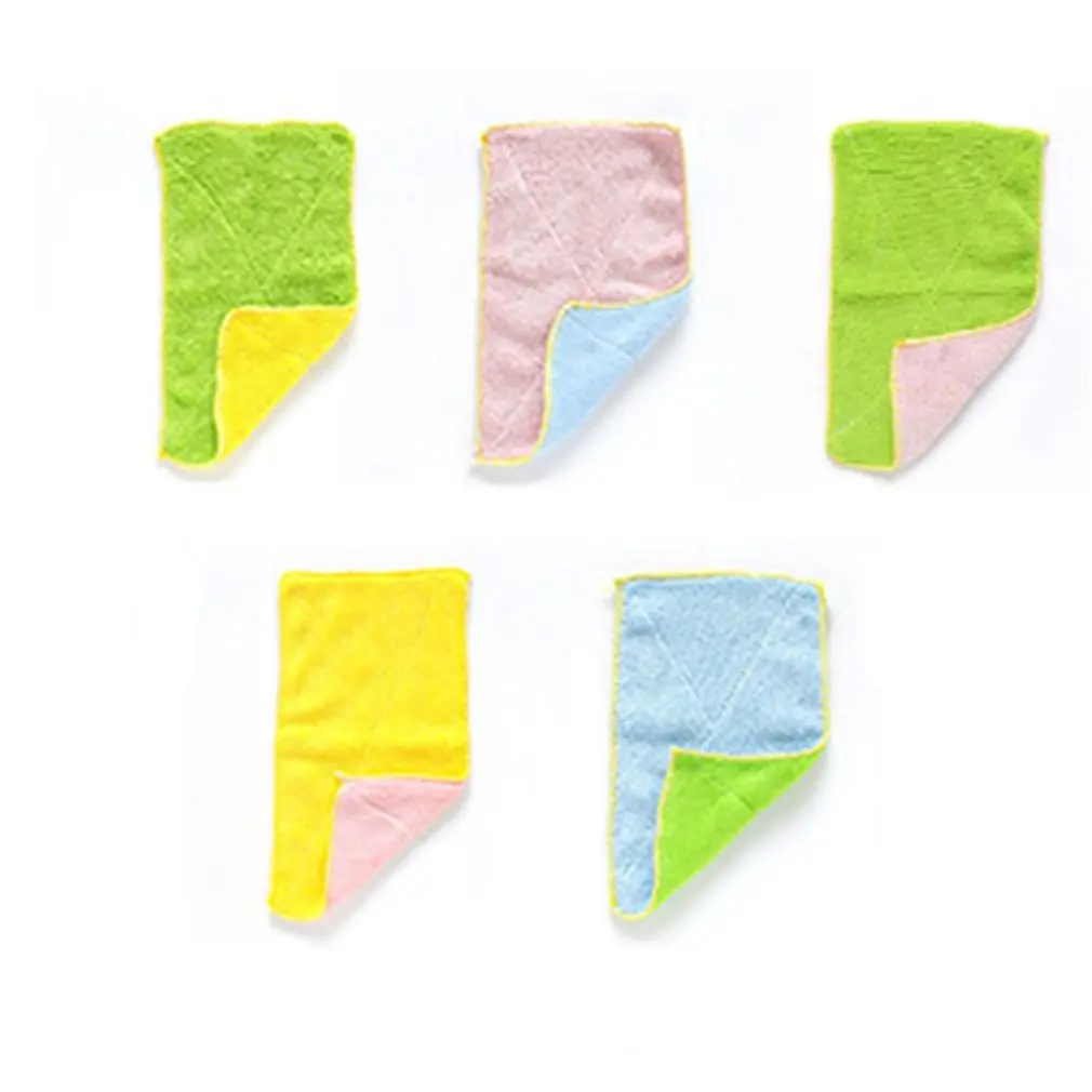 Впитывающее полотенце из микрофибры для мытья посуды двухсторонняя практичная