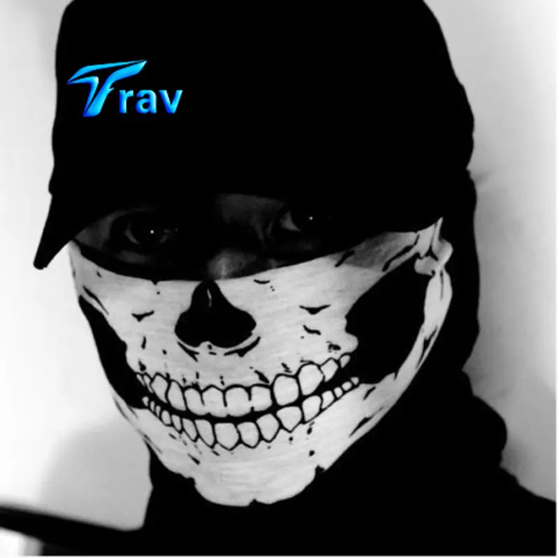 Мотоциклетная Ветрозащитная маска с черепом гримаса для занятий спортом на